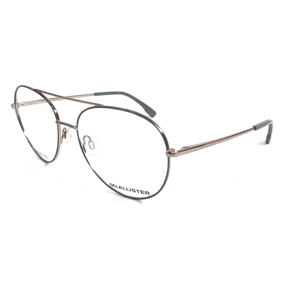 McAllister Eyeglasses Frames MC4509 770 ROSE GOLD Double Bridge Round 56-17-140